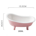 Pink Tub Ceramic Snack Bowl 200 ml Nestasia