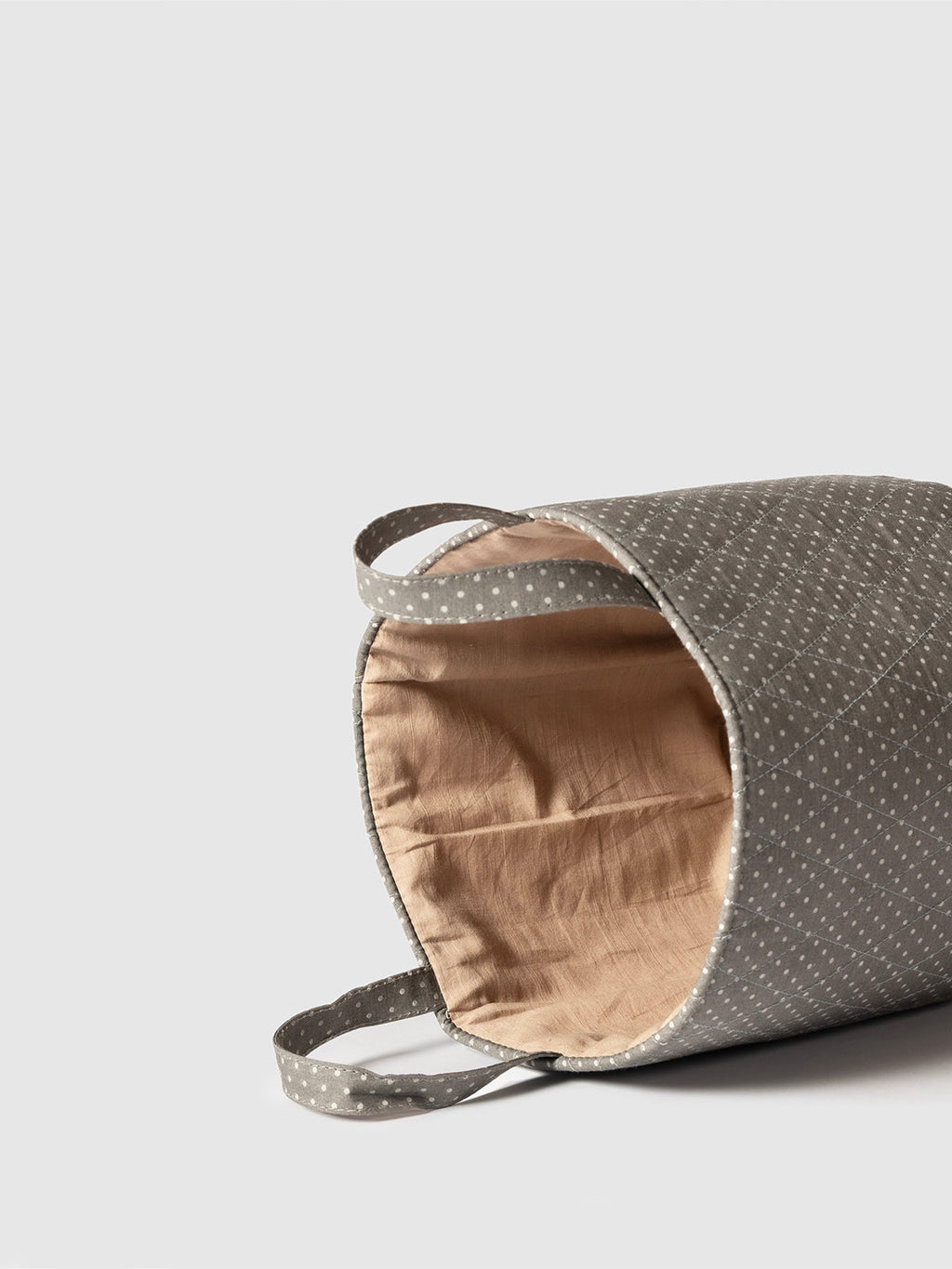 Storm Gray Storage Basket Contrast Living