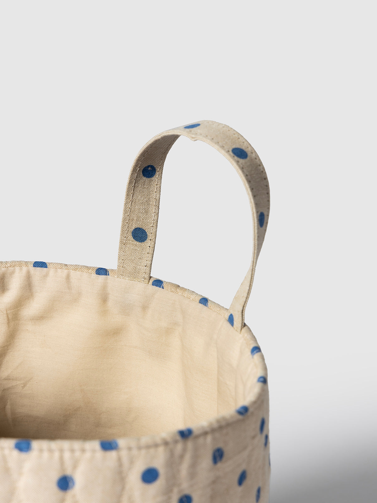 Deep Sea Polka Basket Contrast Living