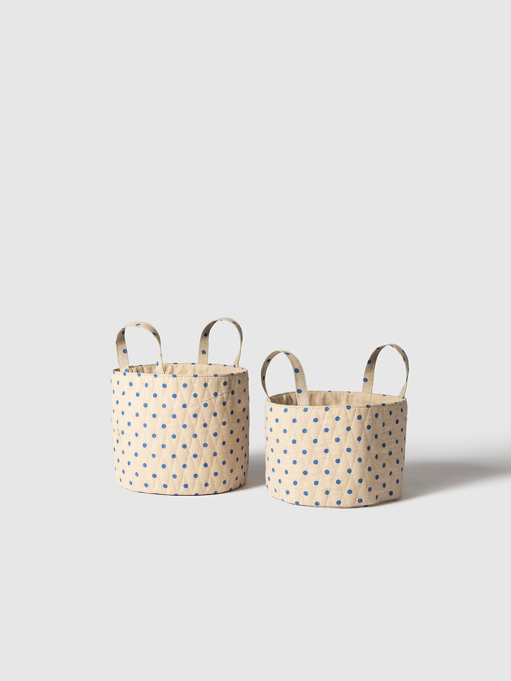 Deep Sea Polka Basket Contrast Living