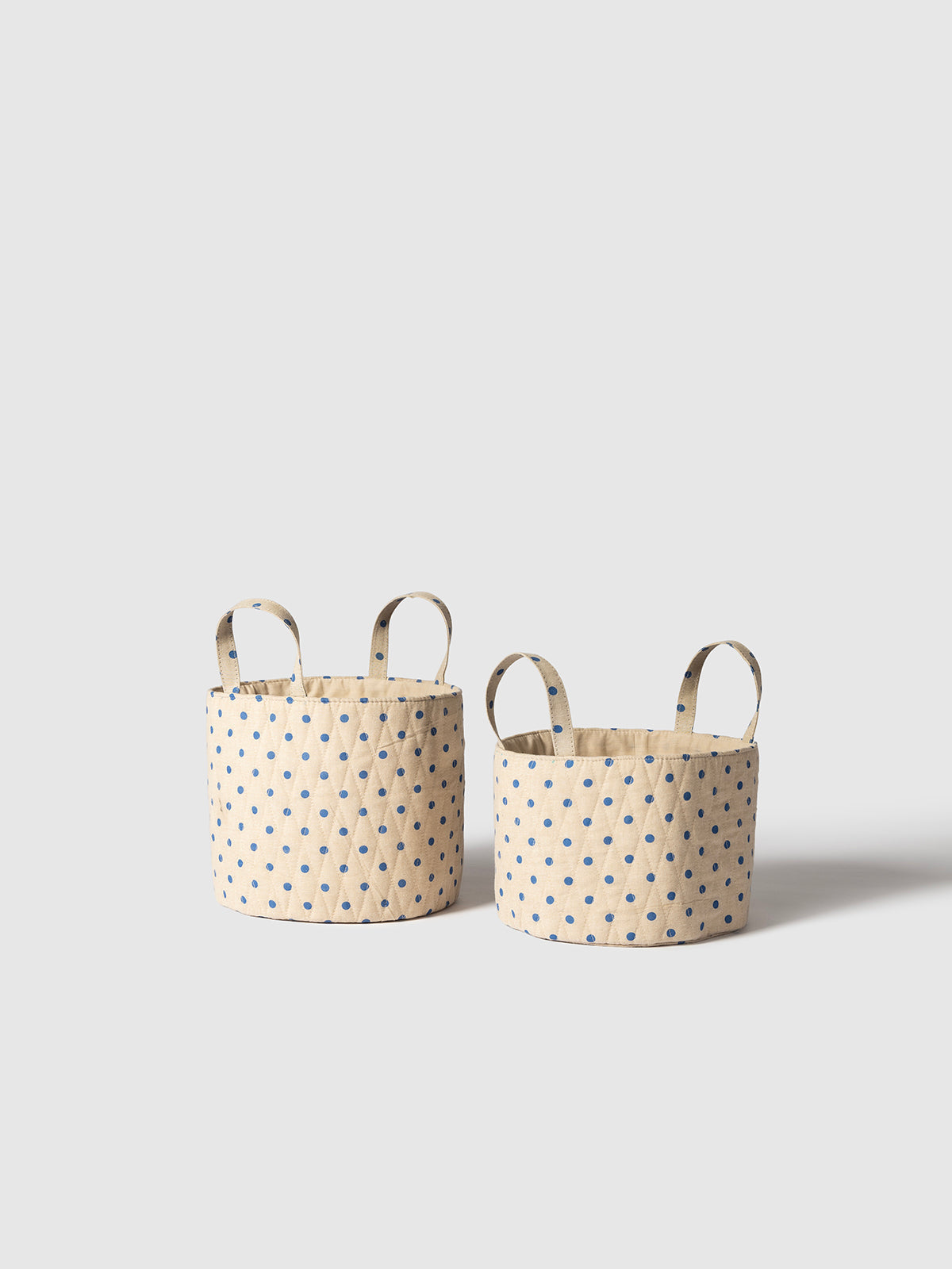 Deep Sea Polka Basket Contrast Living