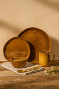 Amber Earth Dinnerware Set Contrast Living