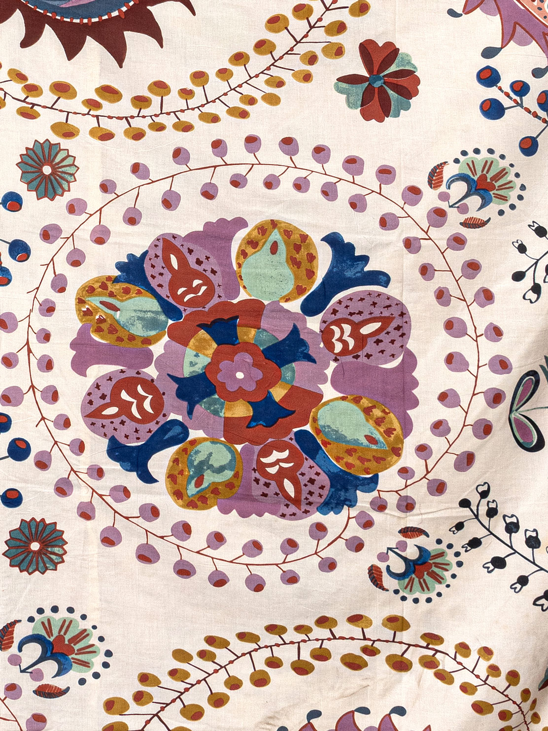 Tessora Hand Block Printed Dohar Contrast Living