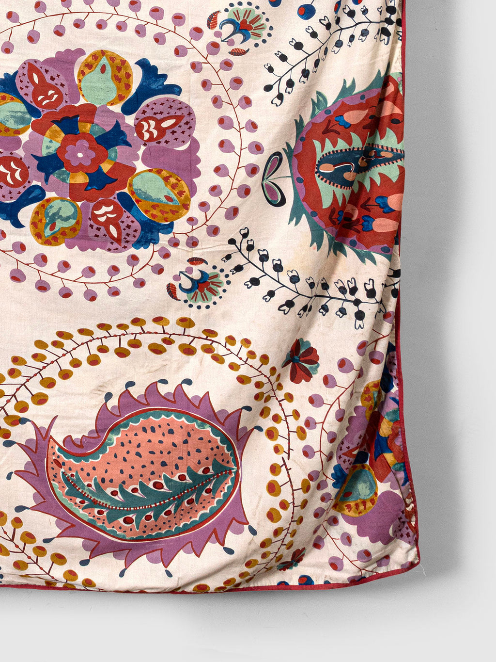 Tessora Hand Block Printed Dohar Contrast Living
