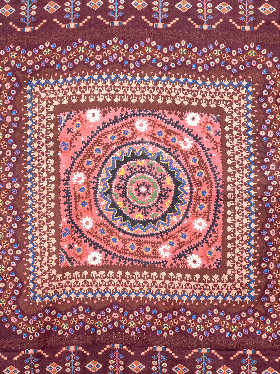 Revora Hand Block Printed Reversible Dohar Contrast Living