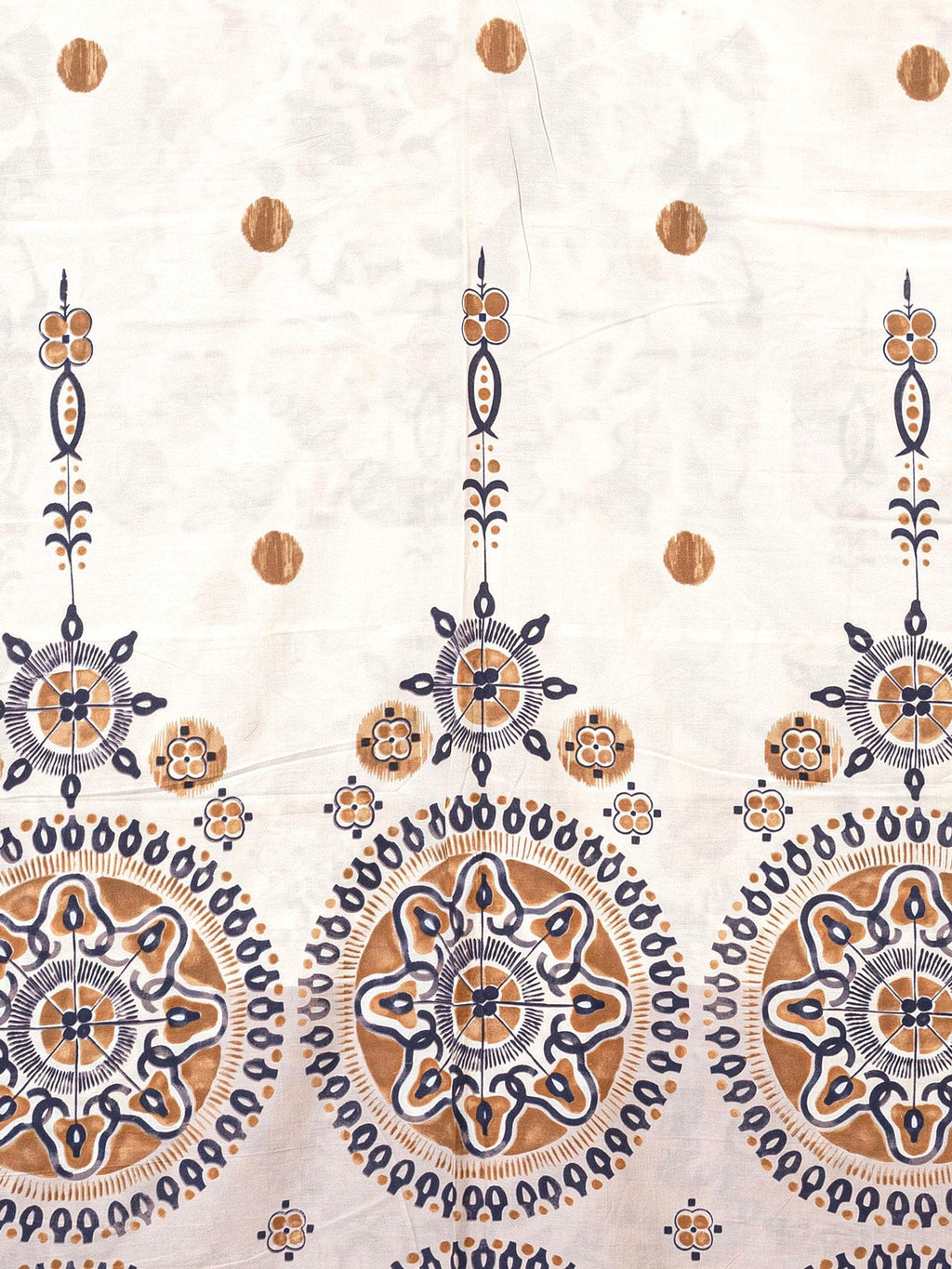 Miroa Hand Block Printed Dohar Contrast Living