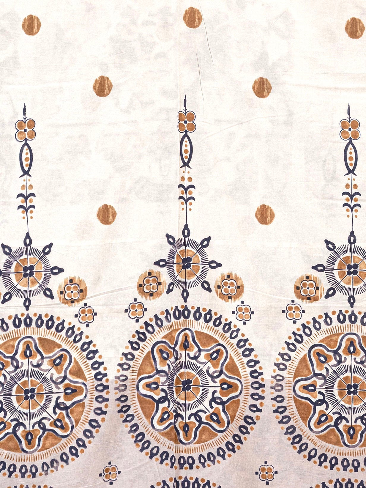 Miroa Hand Block Printed Dohar Contrast Living
