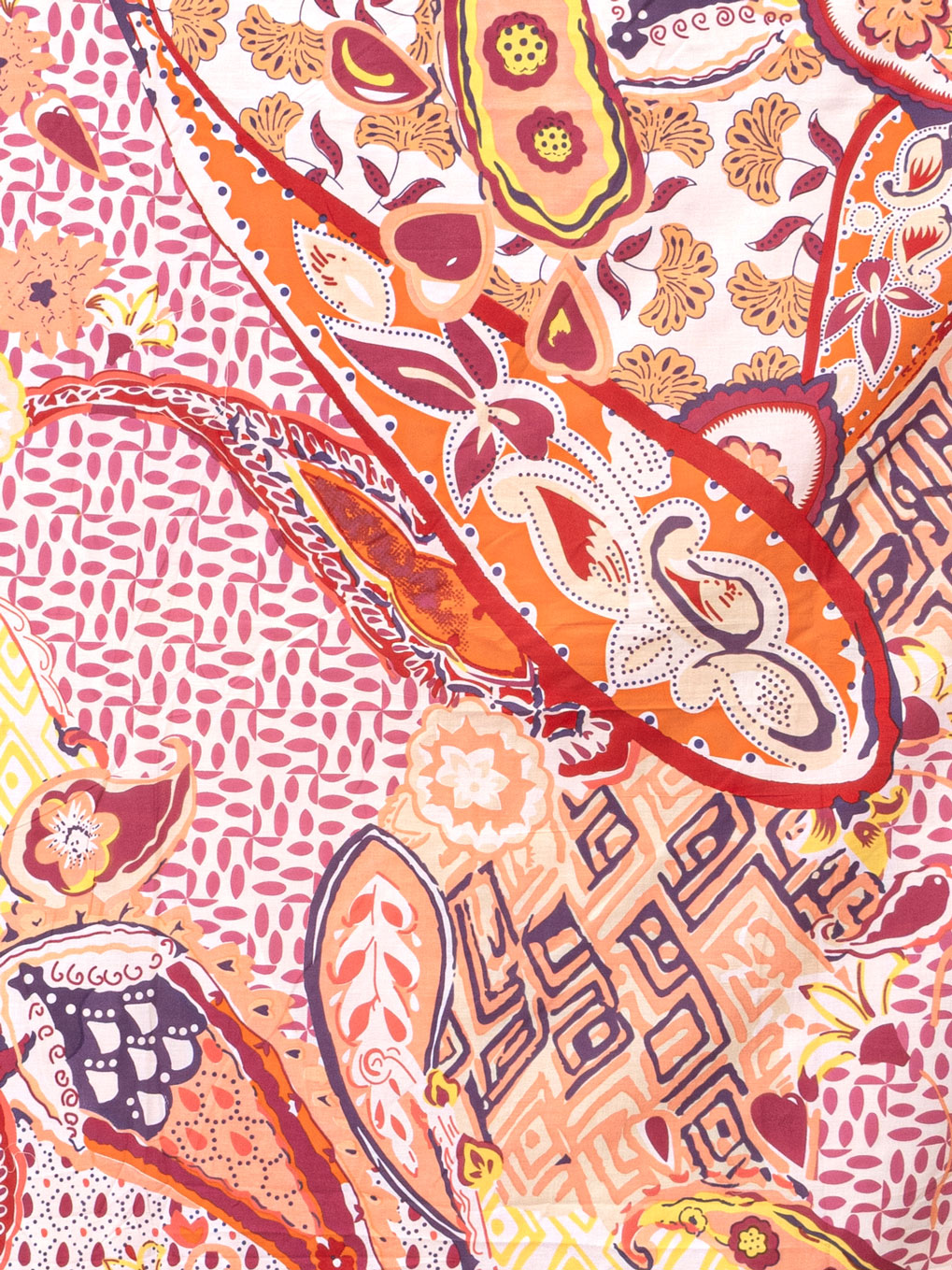 Brumelle Hand Block Printed Dohar Contrast Living