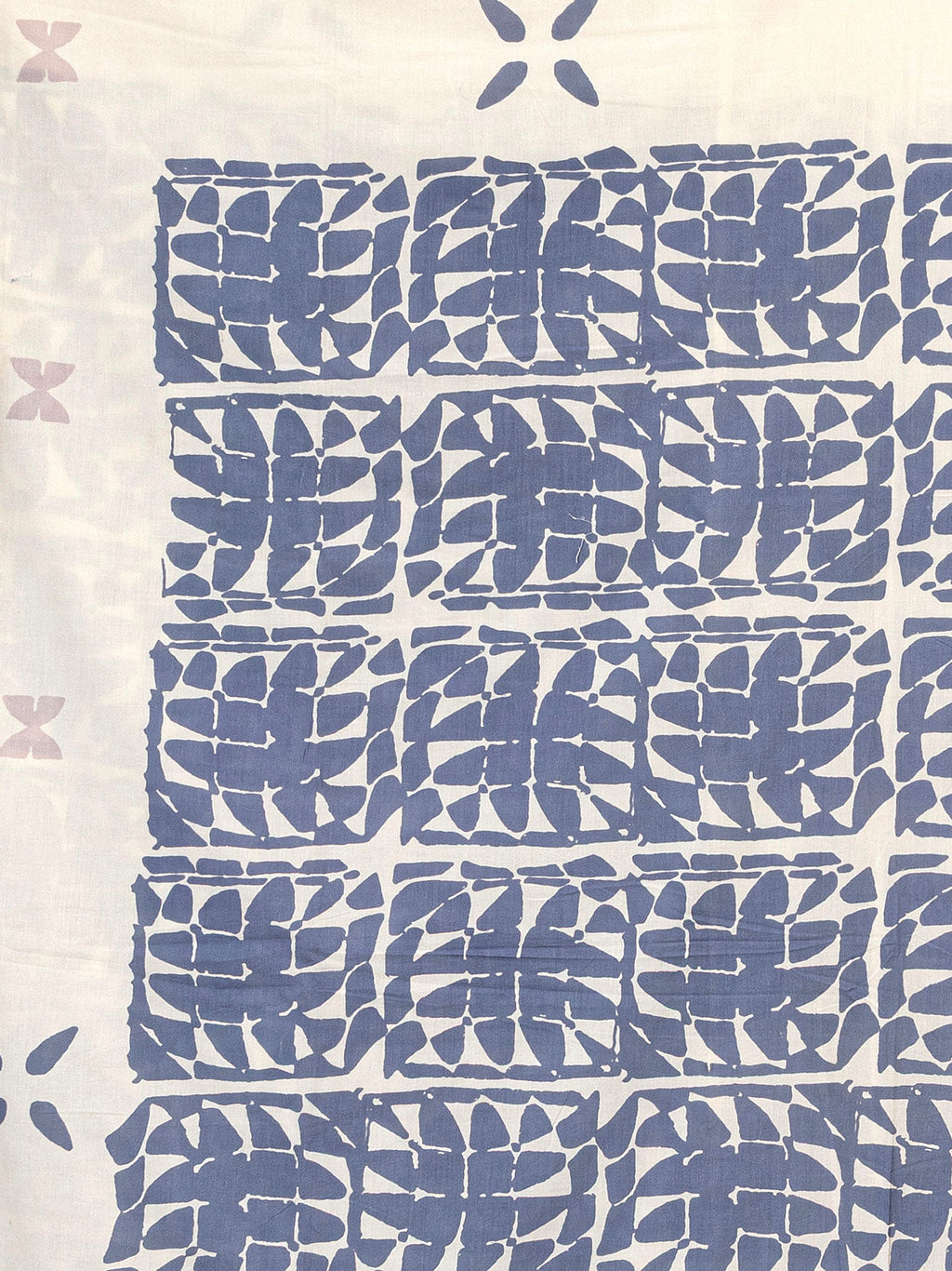 Calianne Hand Block Printed Dohar Contrast Living