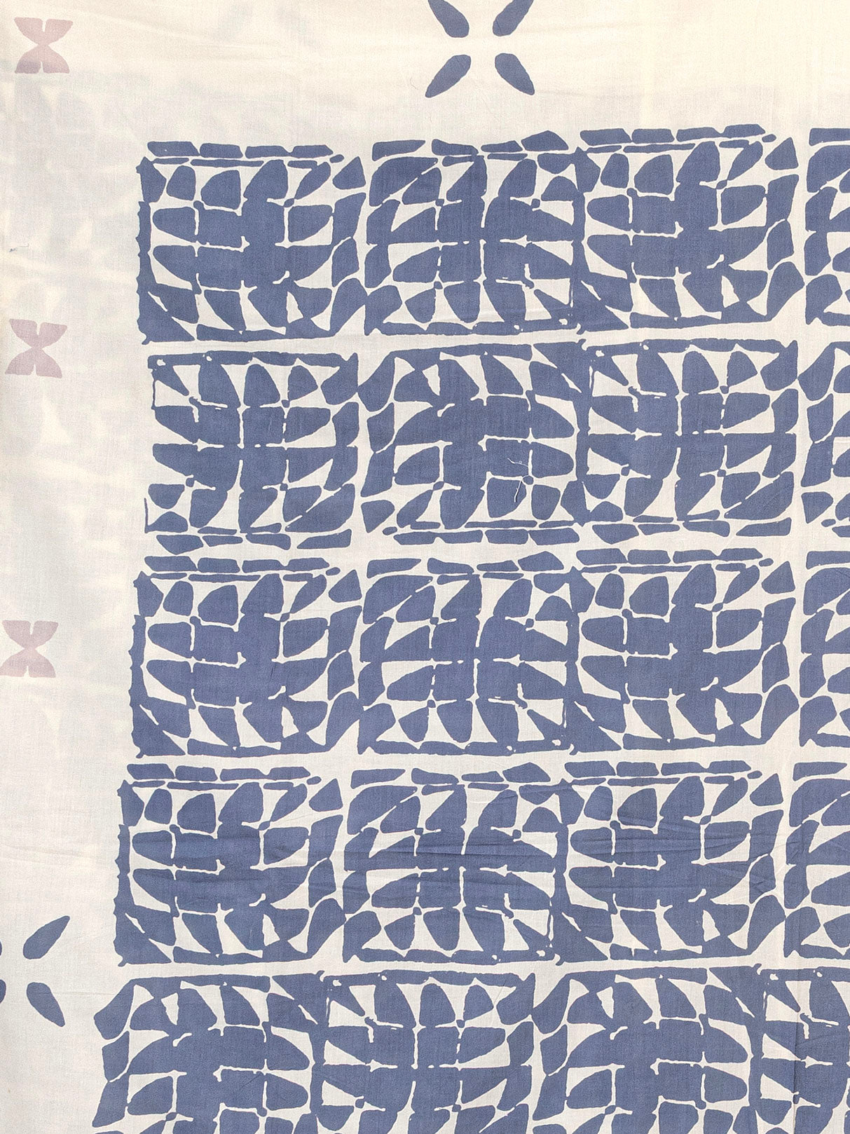 Calianne Hand Block Printed Dohar Contrast Living