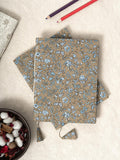Dewdrop Florals Notebook Contrast Living