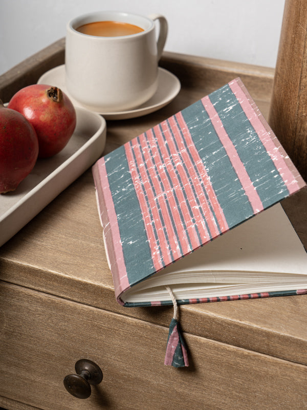 Echo Lines Notebook Contrast Living