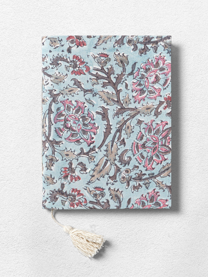 Dusky Sky Floral Notebook Contrast Living