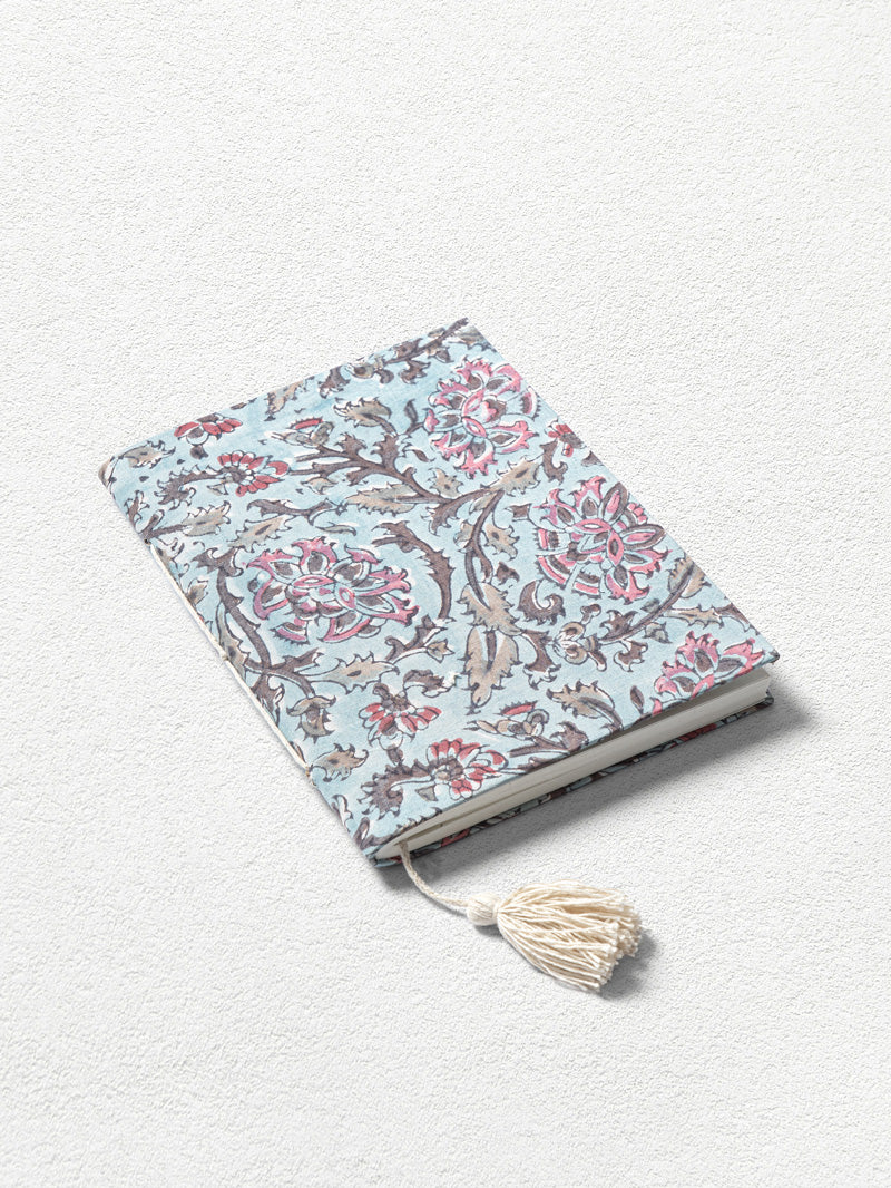 Dusky Sky Floral Notebook Contrast Living
