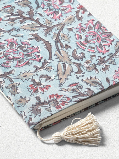 Dusky Sky Floral Notebook Contrast Living