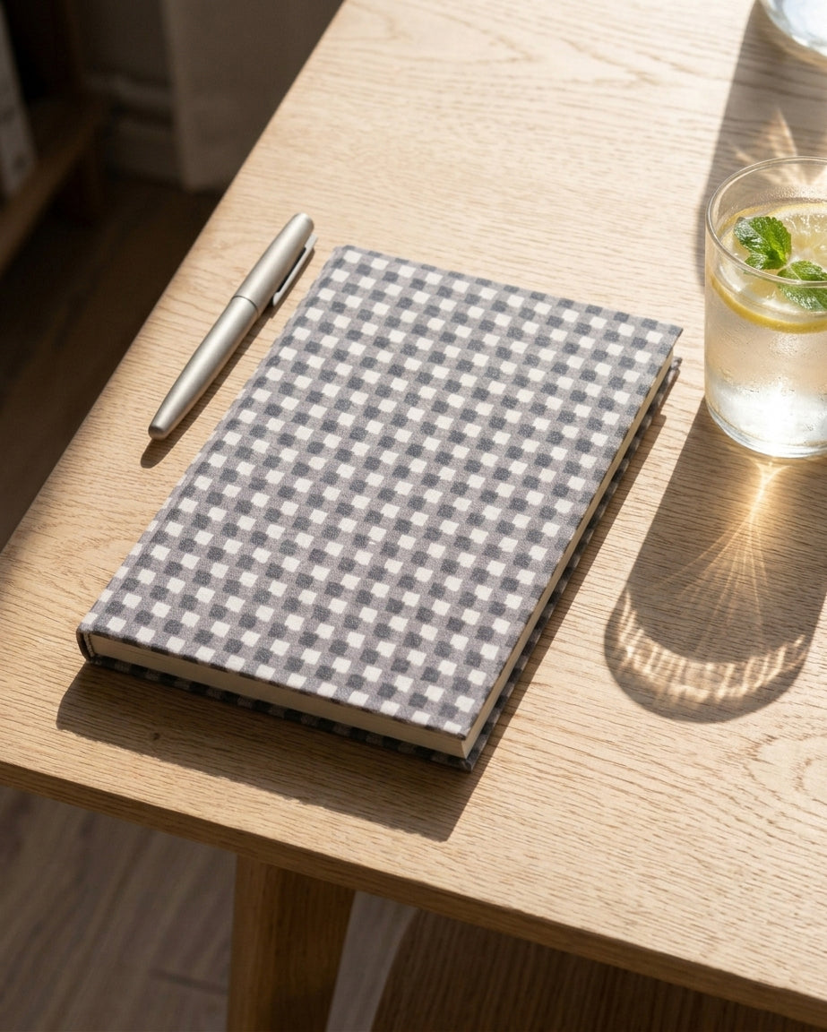 Grey Serenity Diary Contrast Living