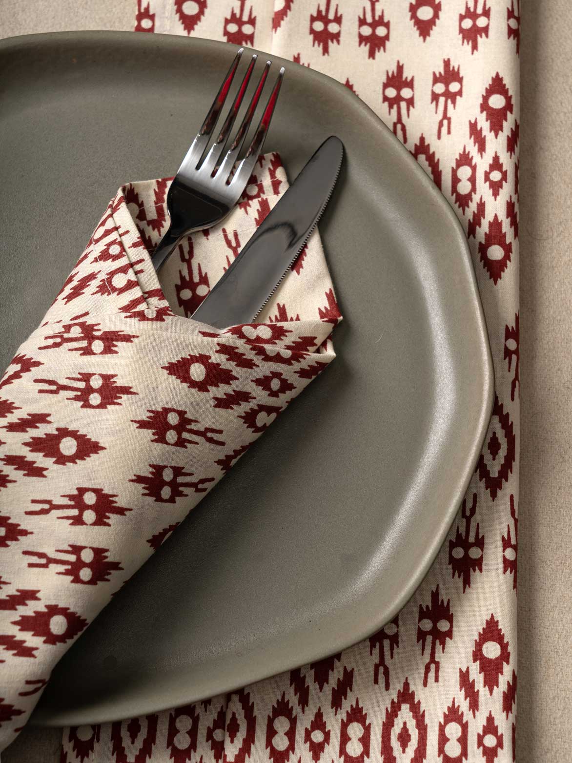 Kaneora Table Napkin (Set of 6) Contrast Living