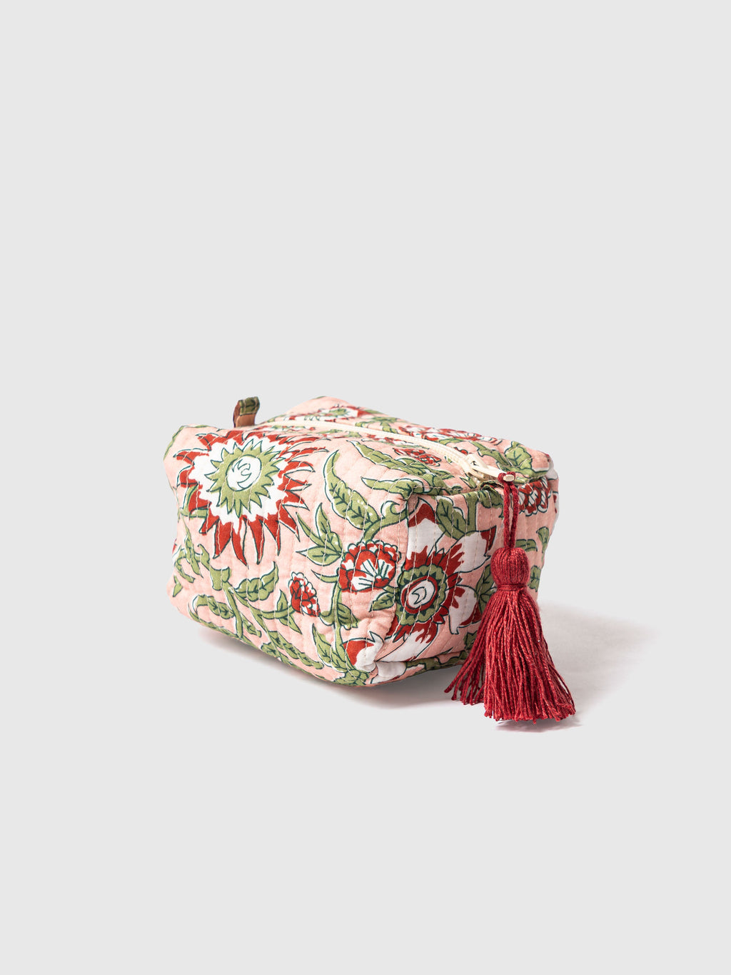 Souvenir Handmade Cotton Multipurpose Utility Pouches (Set of 2) Contrast Living