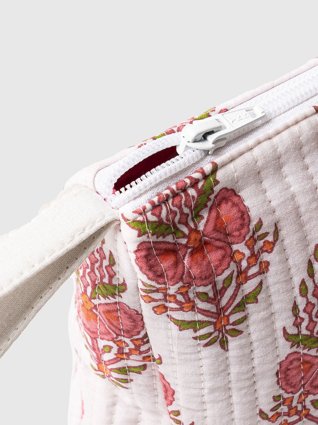 Florette Handmade Cotton Multipurpose Utility Pouch Contrast Living