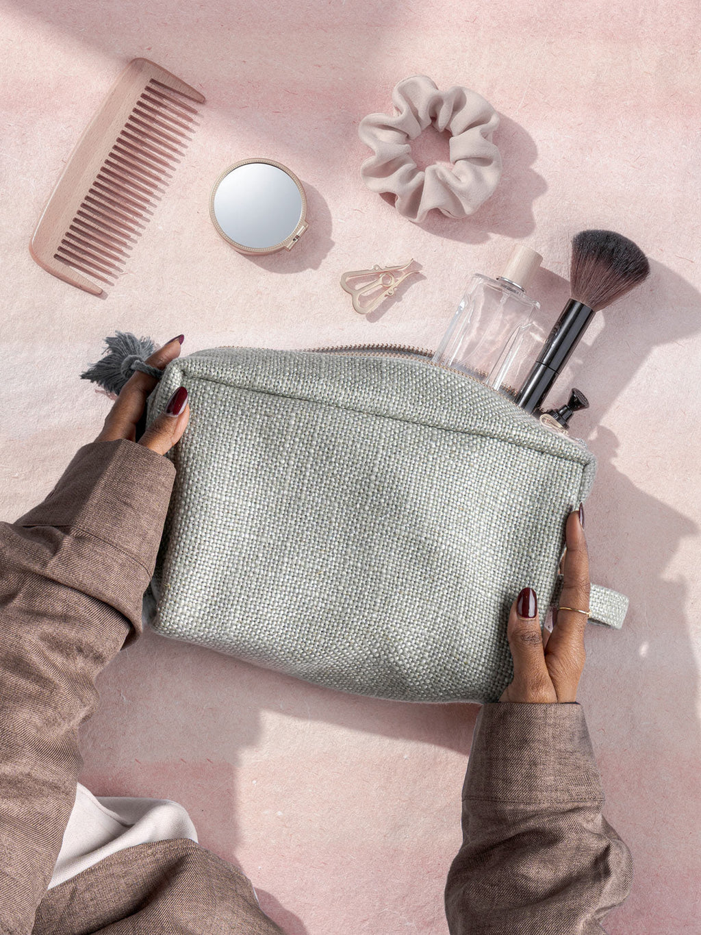 Monroe Cosmetic Pouch Contrast Living