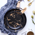 Black Marble Snack Plate Nestasia