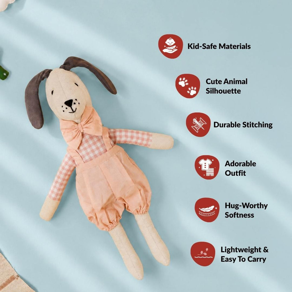 Bowtie Puppy Plush Toy Nestasia