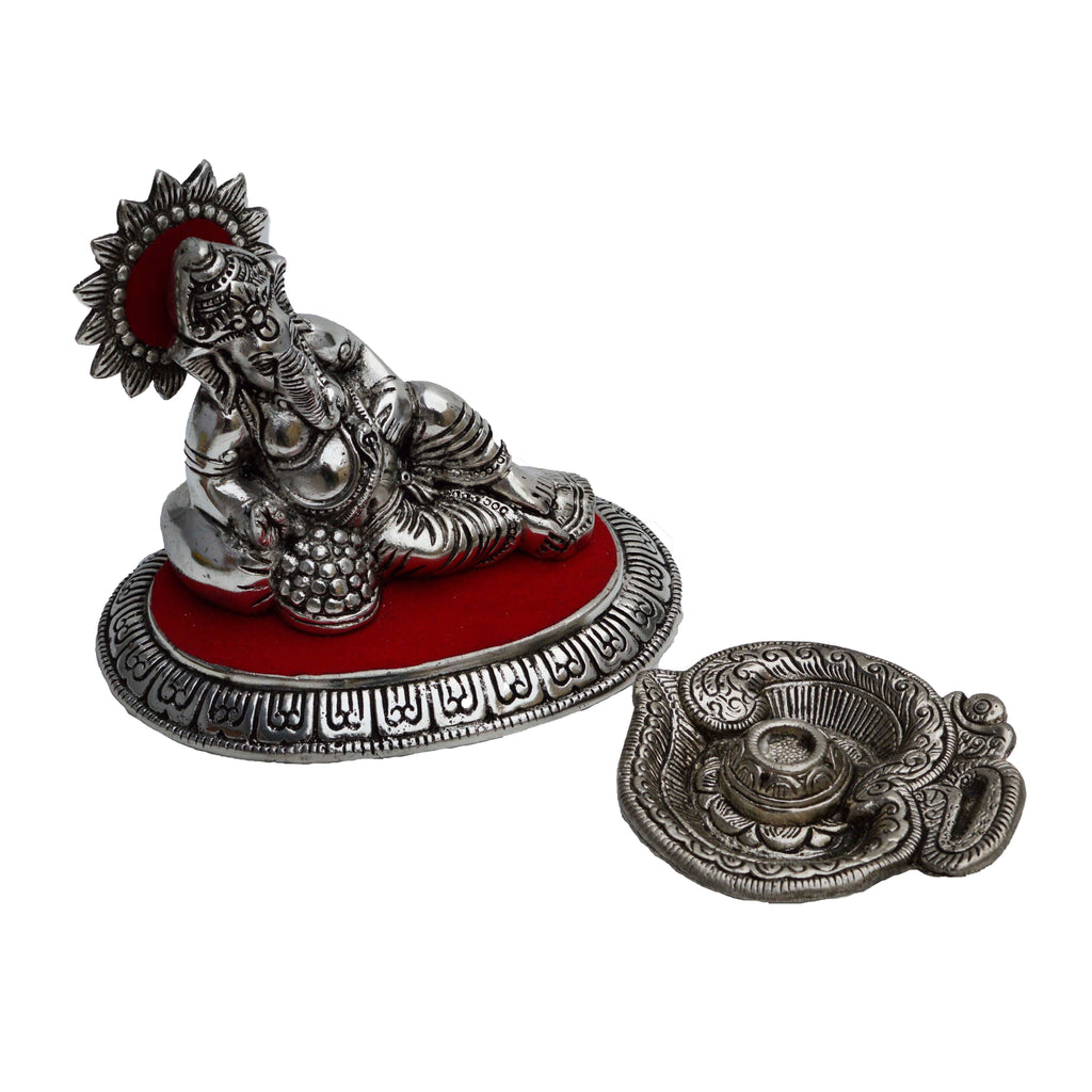Combo Of Lord Ganesha Idol And Incense Stick Holder(Agarbatti Stand) Kafalo