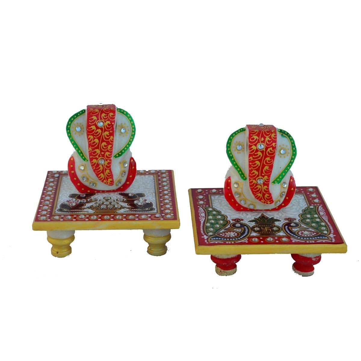 Combo of 2 Ganesha Chowkis Kafalo
