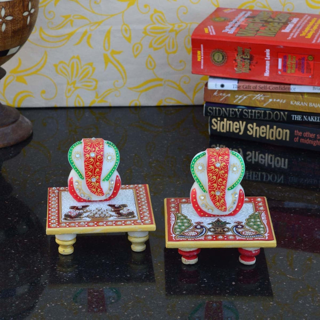 Combo of 2 Ganesha Chowkis Kafalo