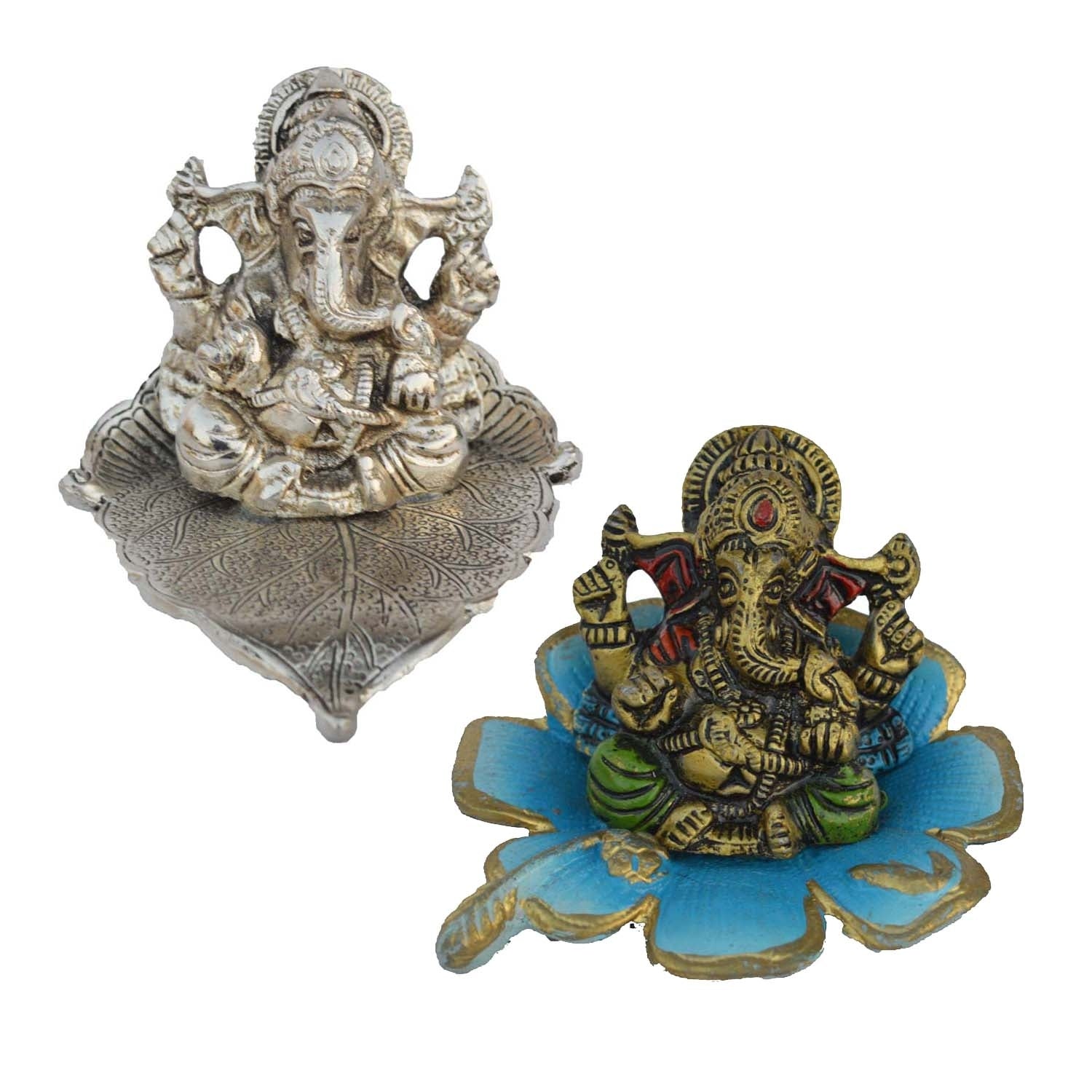 Set of 2 Lord Ganesha Statues Kafalo