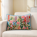 Meadow Embroidered Cushion Cover 50x35cm Nestasia