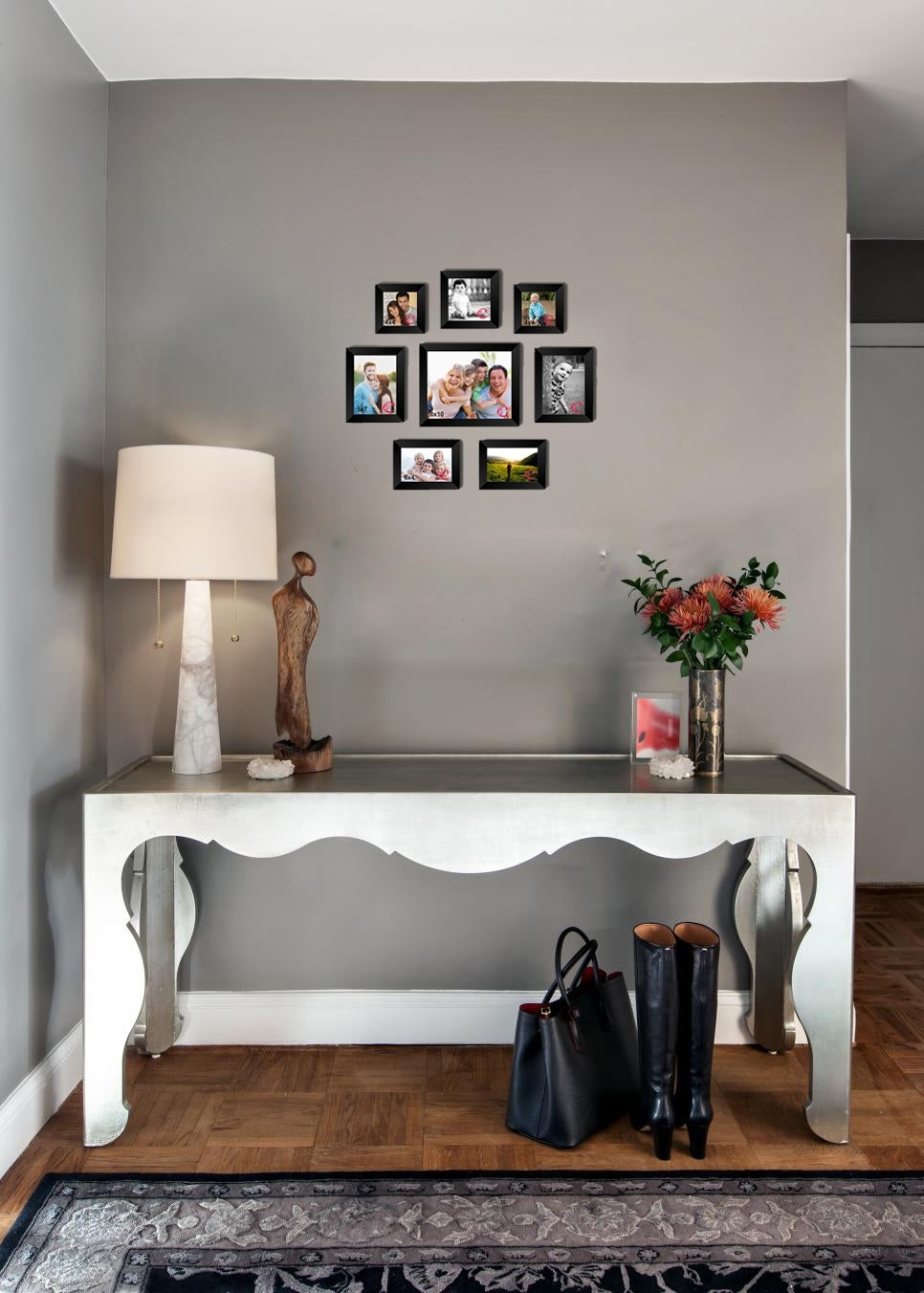 Memory Wall Collage Photo Frame Set of 8 individual photo frames Kafalo
