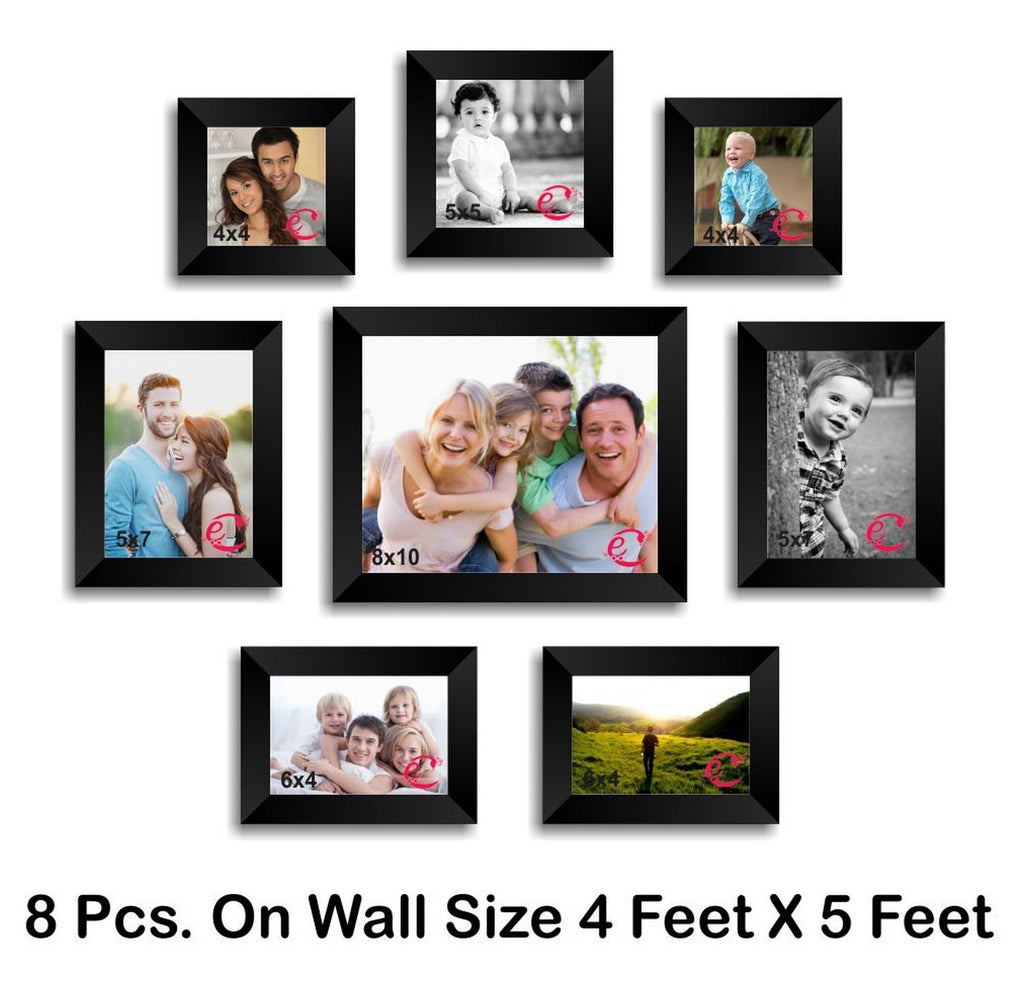 Memory Wall Collage Photo Frame Set of 8 individual photo frames Kafalo