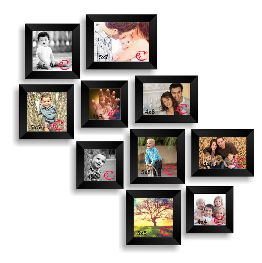 Memory Wall Collage Photo Frame Set of 10 individual photo frames Kafalo