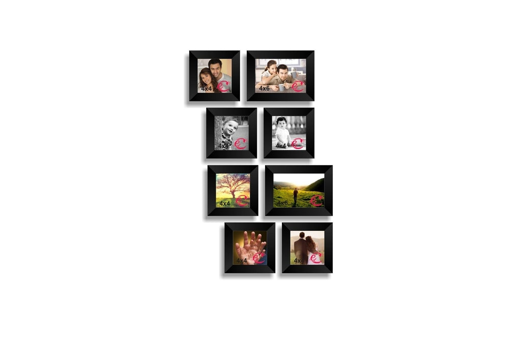 Memory Wall Collage Photo Frame Set of 8 individual photo frames Kafalo