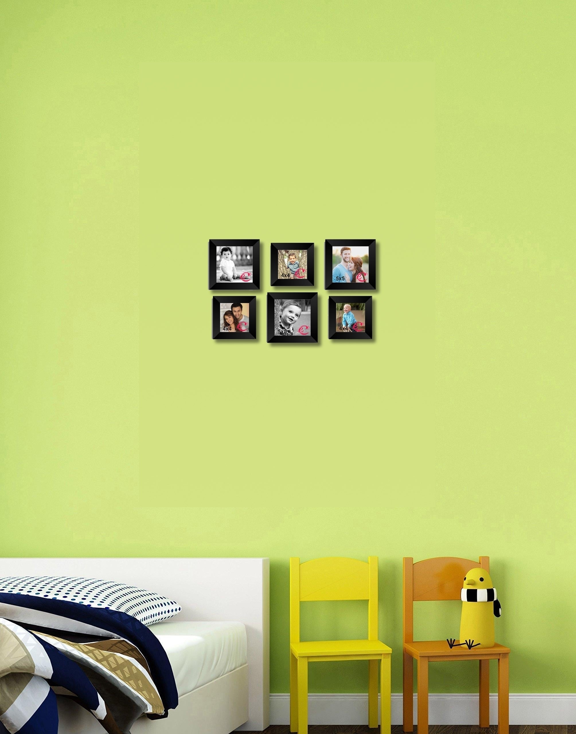 Memory Wall Collage Photo Frame Set of 6 individual photo frames Kafalo