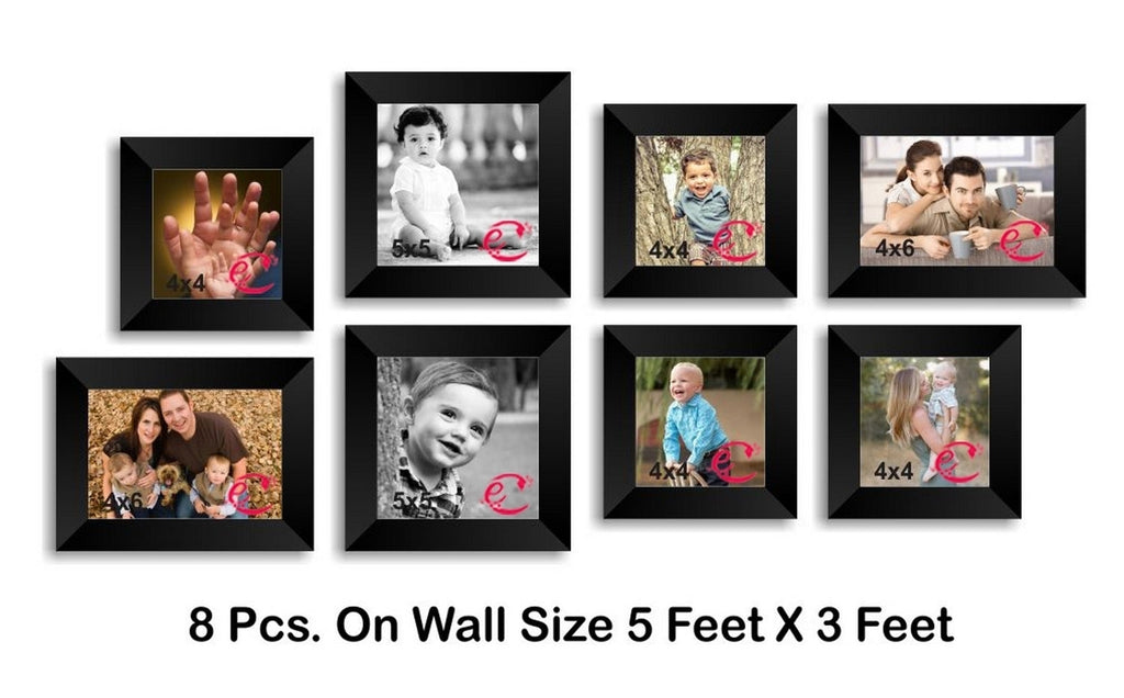 Memory Wall Collage Photo Frame Set of 8 individual photo frames Kafalo