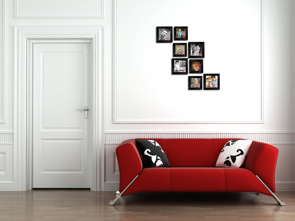 Memory Wall Collage Photo Frame Set of 8 individual photo frames Kafalo