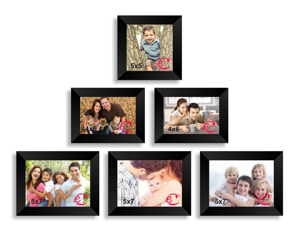 Memory Wall Collage Photo Frame Set of 6 individual photo frames Kafalo