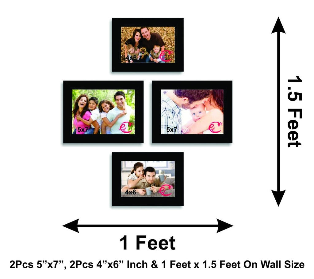 Memory Wall Collage Photo Frame Set of 4 individual photo frames Kafalo