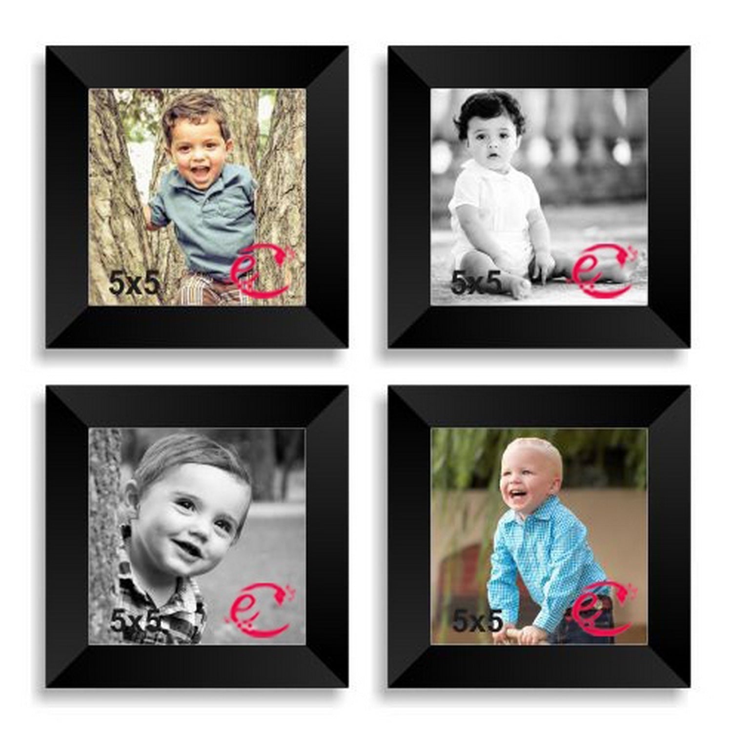 Memory Wall Collage Photo Frame Set of 4 individual photo frames Kafalo