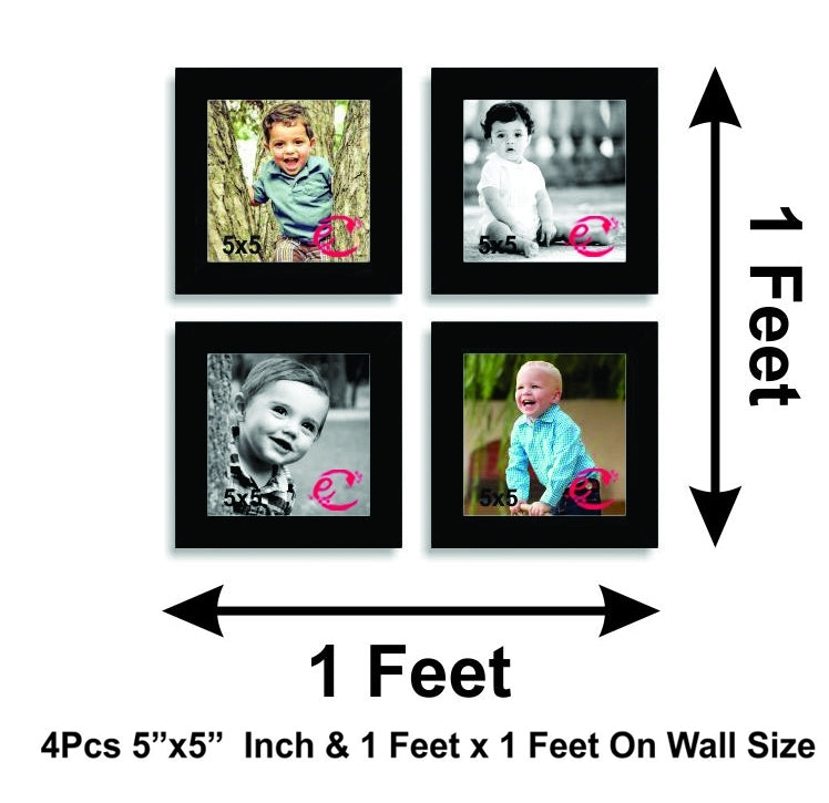 Memory Wall Collage Photo Frame Set of 4 individual photo frames Kafalo