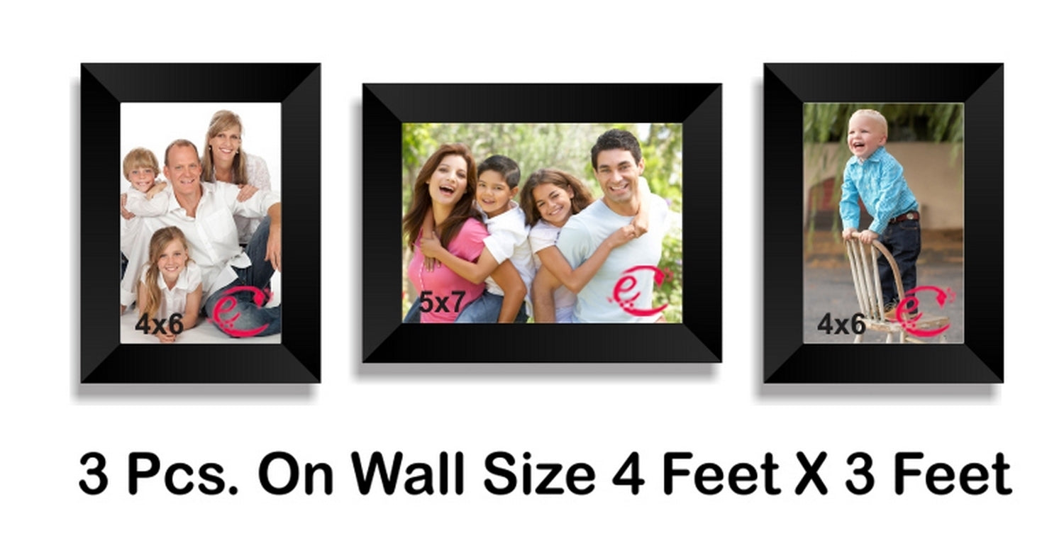 Memory Wall Collage Photo Frame Set of 3 individual photo frames Kafalo