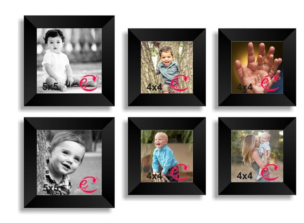 Memory Wall Collage Photo Frame Set of 6 individual photo frames Kafalo