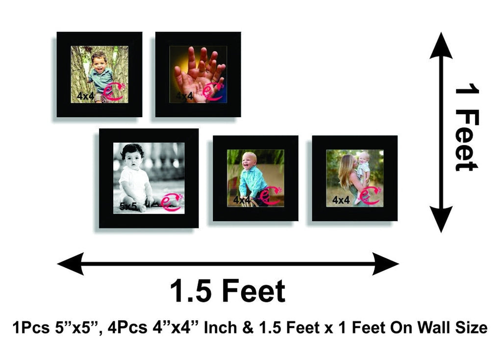 Memory Wall Collage Photo Frame Set of 5 individual photo frames Kafalo