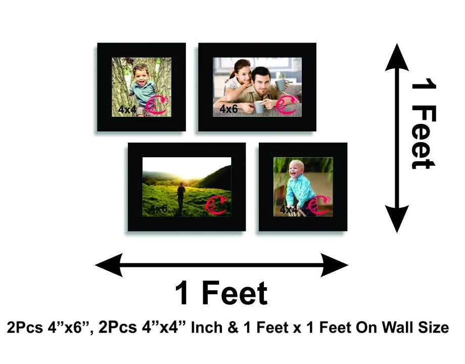 Memory Wall Collage Photo Frame Set of 4 individual photo frames Kafalo