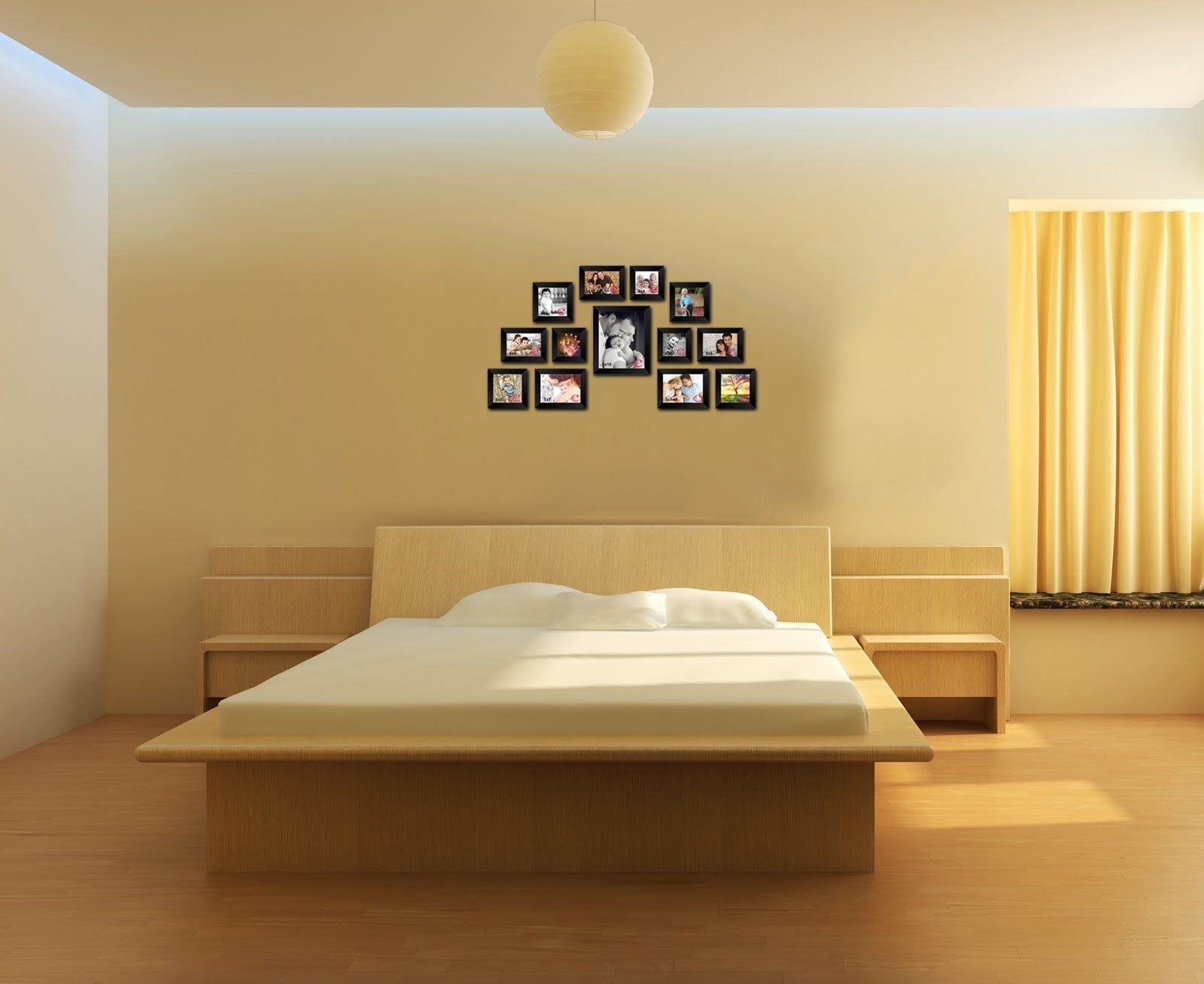 Memory Wall Collage Photo Frame Set of 13 individual photo frames Kafalo