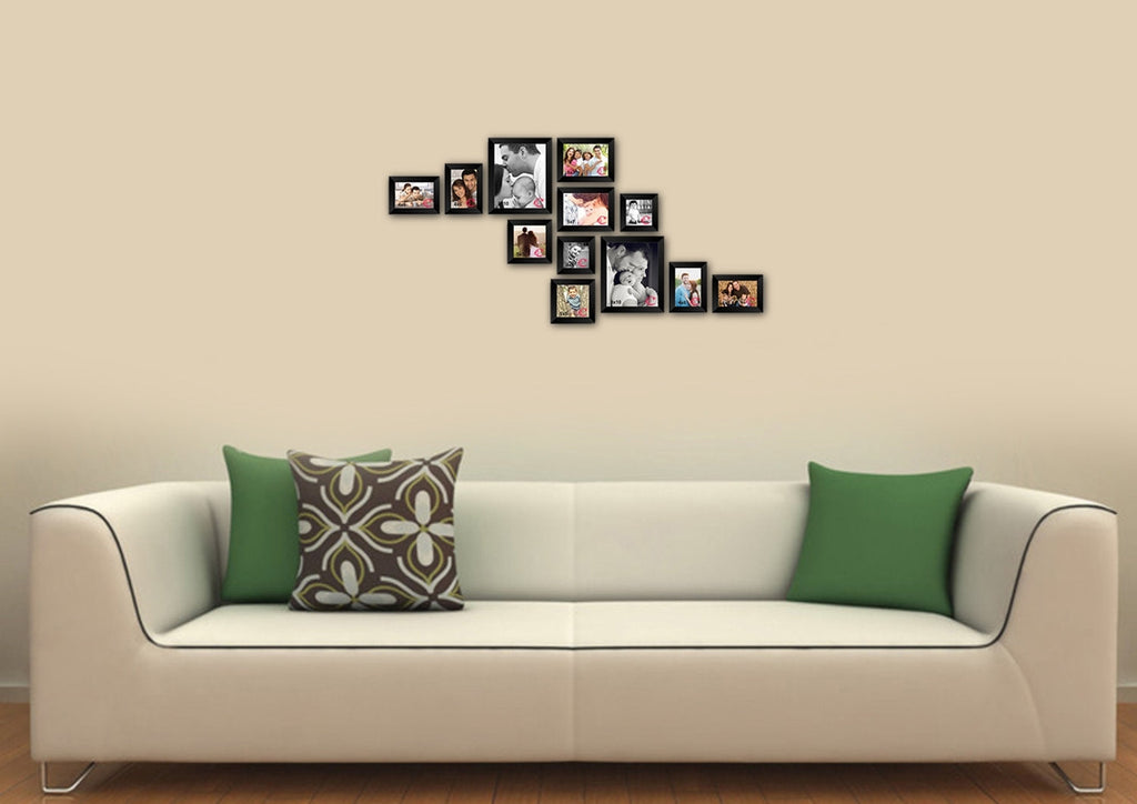 Memory Wall Collage Photo Frame Set of 12 individual photo frames Kafalo