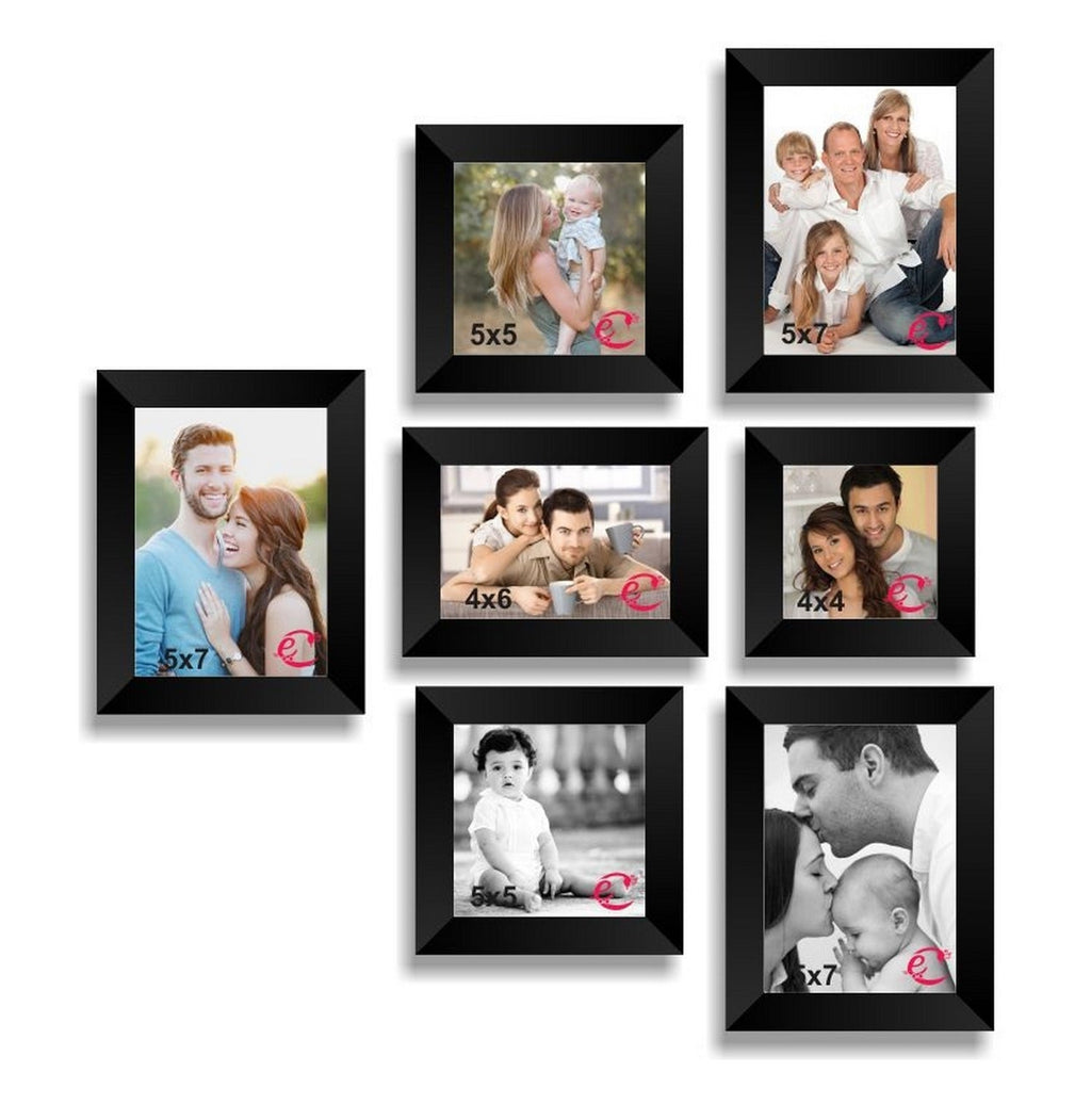 Memory Wall Collage Photo Frame Set of 7 individual photo frames Kafalo