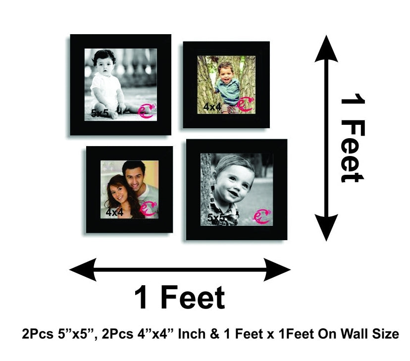 Memory Wall Collage Photo Frame Set of 4 individual photo frames Kafalo